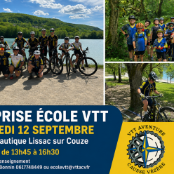 Reprise ECOLE VTT BASE NAUTIQUE+GOUTER
